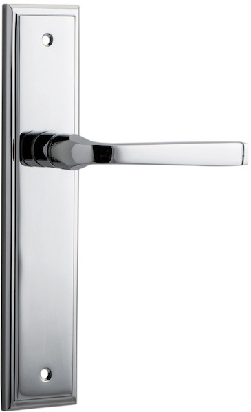 11744 - Annecy Lever - Stepped Backplate - Polished Chrome - Passage