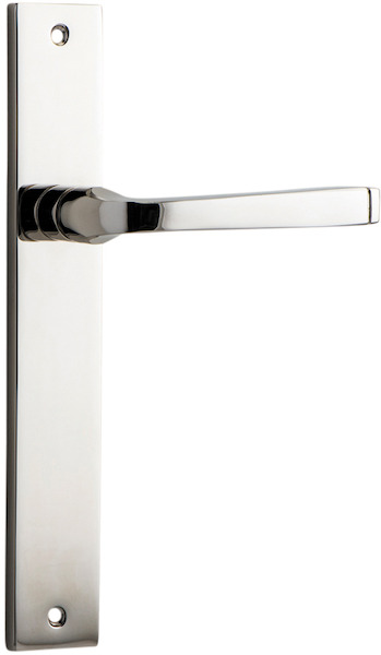 14208E85 - Annecy Lever - Rectangular Backplate - Polished Nickel - Entrance