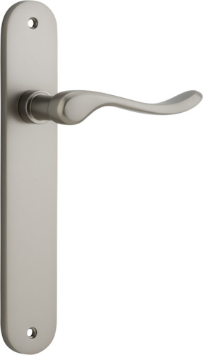 14924 - Stirling Lever - Oval Backplate - Satin Nickel - Passage